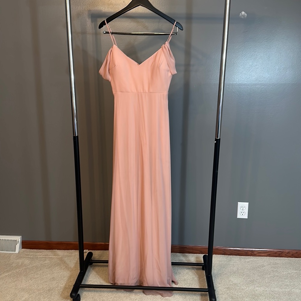 Birdy grey XS devin convertible dress in Rose Quartz (Dusty Rose)